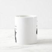 シュナパーソナライズされたーザーペットトリマー コーヒーマグカップ (中央)