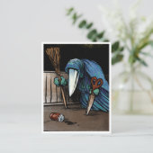 シュナベルパーチテン不気味ユール(キリスト降誕祭)クリッター ポストカード (スタンド正面)