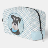 シュナ絵を描ウザーのミニチュア未切りペットドッグアート ドップキット (右コーナー)