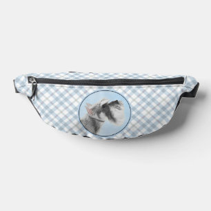 シュナ絵を描ウザーの巨匠のクロップドッグアート ファニーパック