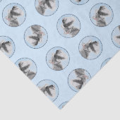 シュナ絵を描ウザーの巨匠のクロップドッグアート 薄葉紙 (詳細)