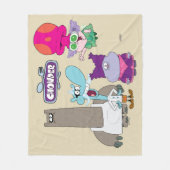 シュニッツェル、モン、チャウダー、トリュフ フリースブランケット (正面)