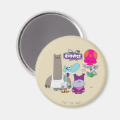 シュニッツェル、モン、チャウダー、トリュフ マグネット (正面/裏面)