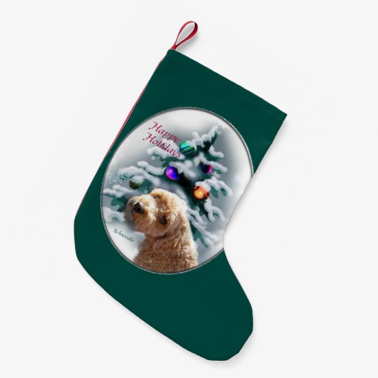 シュヌードルクリスマス スモールクリスマスストッキング (正面 (吊り時))