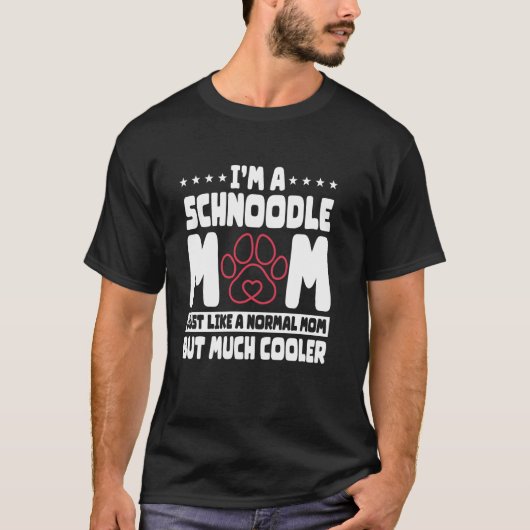 シュヌードルドッグ愛母ママ毛母親繁殖母' Tシャツ (正面)