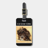 シュヌードルドッグ荷物タグ ラゲッジタグ (正面縦)