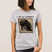 シュヌードル 犬 レディースTシャツ Tシャツ (正面)