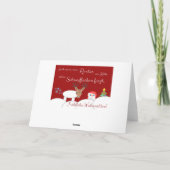 シュネフロッケン·フルゼンデ·レンティエ·ズ·ワイナッチテン！ カード (裏面)