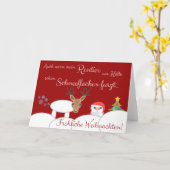 シュネフロッケン·フルゼンデ·レンティエ·ズ·ワイナッチテン！ カード (黄色い花)