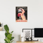 シュネブルテンセイフェ雪花風呂ドイツ語 ポスター (ホームオフィス)