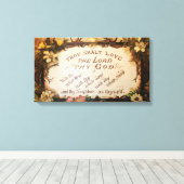 シュネルによって主を愛しなさい キャンバスプリント (インサイチュ (ウッドフロア))