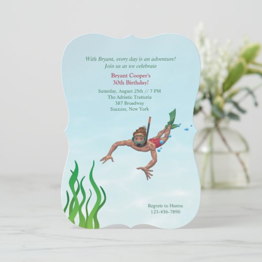 シュノーケラー招待状 招待状 (スタンド正面)