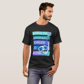 シュノーケリングが好きなのに働くことを強いられた Tシャツ (正面フル)