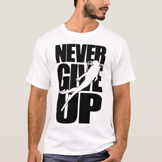 シュノーケリングを諦めない Tシャツ (正面)