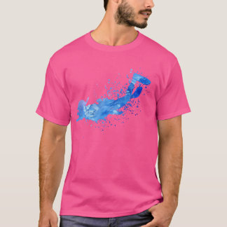 シュノーケリングカラフルダイビング Tシャツ