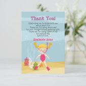 シュノーケリングガールビーチパーティー サンキューカード (スタンド正面)