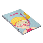 シュノーケリングガールビーチパーティー ノートブック (右側)