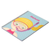 シュノーケリングガールビーチパーティー ノートブック (左側)