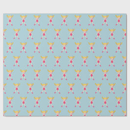 シュノーケリングガールビーチパーティー ラッピングペーパー