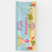 シュノーケリングガールビーチパーティー 横断幕 (縦)