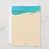 シュノーケリングギア ビーチパーティー招待状 招待状 (裏面)