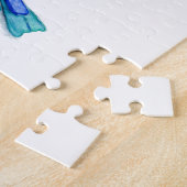 シュノーケリングホワイトガチョウ ジグソーパズル (側面)