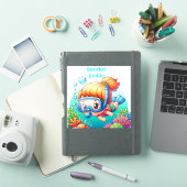 シュノーケリング中毒 シール (iPadカバー)