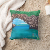 シュノーケリング・イン・パラダイス クッション (ブランケット)