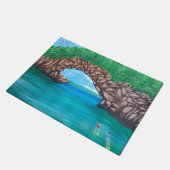 シュノーケリング・イン・パラダイス ドアマット (アングル)