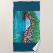 シュノーケリング・イン・パラダイス ビーチタオル (正面)