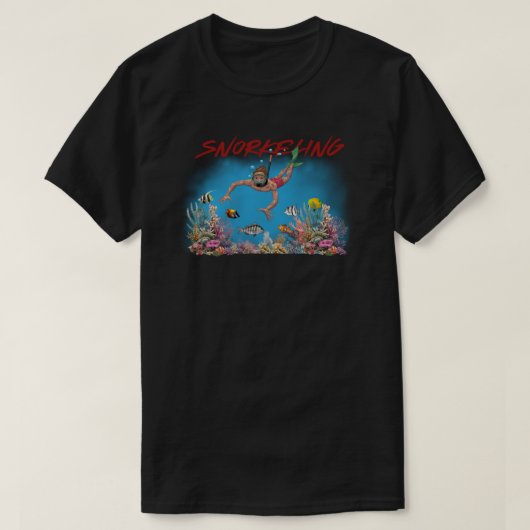 シュノーケリングTシャツ Tシャツ (デザイン正面)
