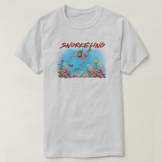 シュノーケリングTシャツ Tシャツ (デザイン正面)