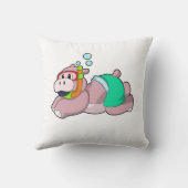 シュノーケルとダイビングのヒッポ クッション (裏面)