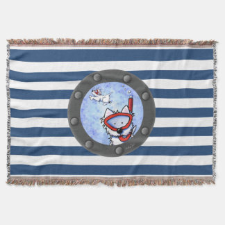 シュノーケルウェスティーズ航海のブランケット スローブランケット