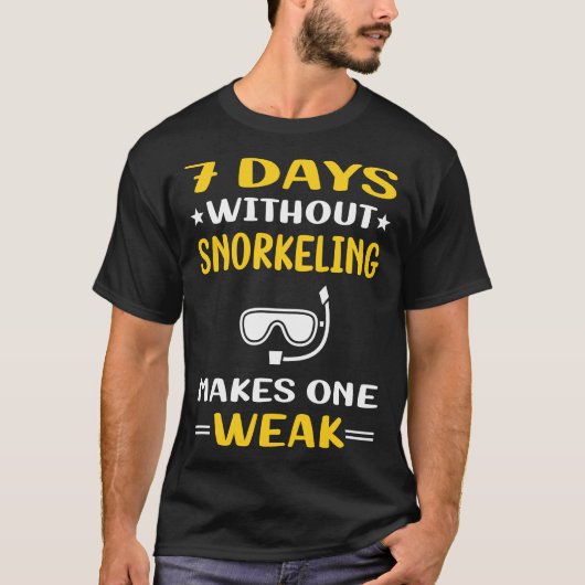 シュノーケルシュノーケルシュノーケラー Tシャツ (正面)