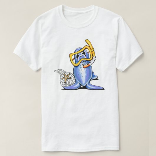 シュノーケルシール Tシャツ (デザイン正面)