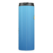 シュノーケルマスクと熱帯魚のフクロウ タンブラー (裏面)