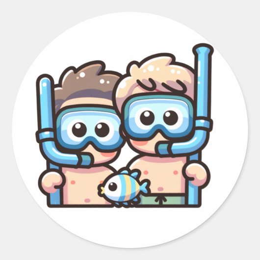 シュノーケル仲間 ラウンドシール (正面)