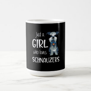 シュノーザーズ犬を愛しているだけの女の子_シュノーザー コーヒーマグカップ