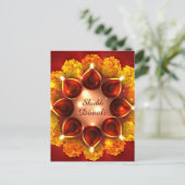 シュバディワリメリゴールド金ゴールドディヤフェスティバルオブライト シーズンポストカード (スタンド正面)