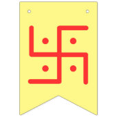 シュバラブグリハプラヴェシュプジャ バンティングフラッグ (第3の旗)