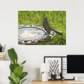 シュピーゲランド・モッキンバード飲料水ポスター ポスター (ホームオフィス)