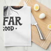 シュファー非常に良いユダヤ人ヤギHanukkah愛好家 キッチンタオル (四つ折り)