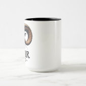 シュファー非常に良いユダヤ人ヤギHanukkah愛好家 マグカップ (中央)