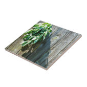 シュフレッシュカットセージ納木材 タイル (側面)