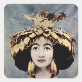 シュブ擦り切れたアド女王 スクエアシール (正面)