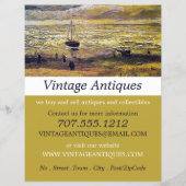 シュベニンゲンの海を眺めるアンティーク店 チラシ (正面)