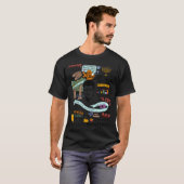 シュミッ最高のト引用文（着色済） Tシャツ (正面フル)