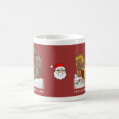 シュミツトの家のおもしろいなクリスマスのマグ コーヒーマグカップ (中央)