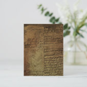 シュメール書カネイフォームの"歴史はがき ポストカード (スタンド正面)